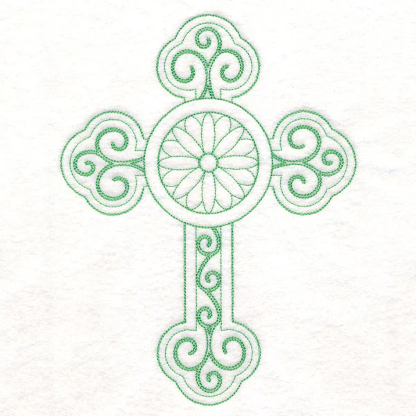 Daisy Budded Cross (Vintage)