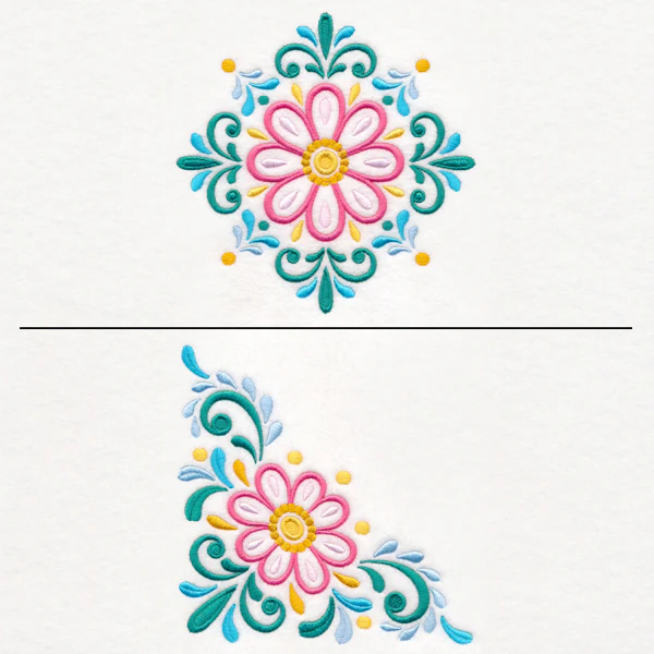 Daisy Burst Pillow Pair - Image 2