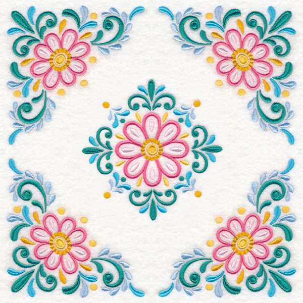 Daisy Burst Pillow Pair - Image 4