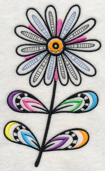 Daisy Delight (Blackwork) - Image 3