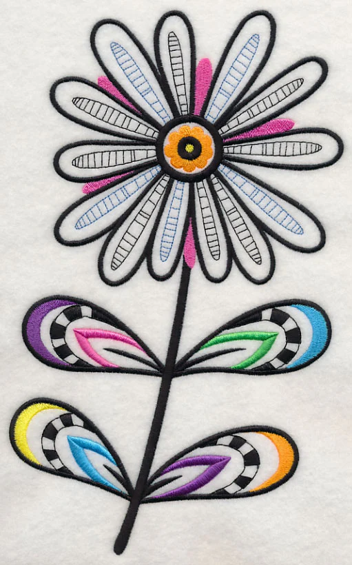 Daisy Delight (Blackwork) - Image 5