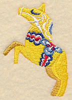 Dala Horse Stack - Bucking