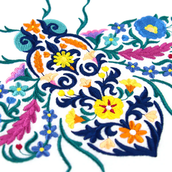 Damask Flowers Bee - Image 10