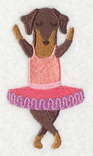 Dancing Dachshund Fourth Position - Image 2