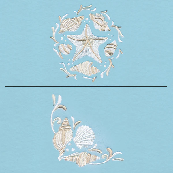 Dancing Seashells Pillow Pair - Image 5