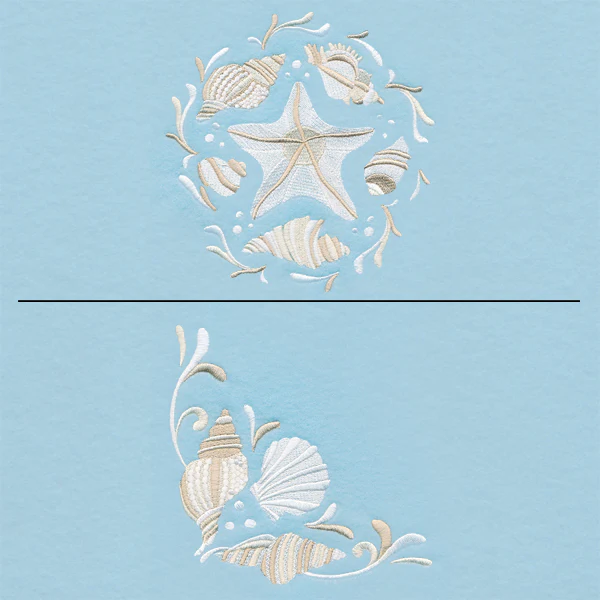 Dancing Seashells Pillow Pair - Image 7