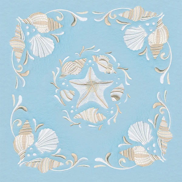 Dancing Seashells Pillow Pair - Image 8