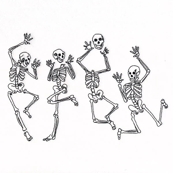 Dancing Skeletons Border - Image 3