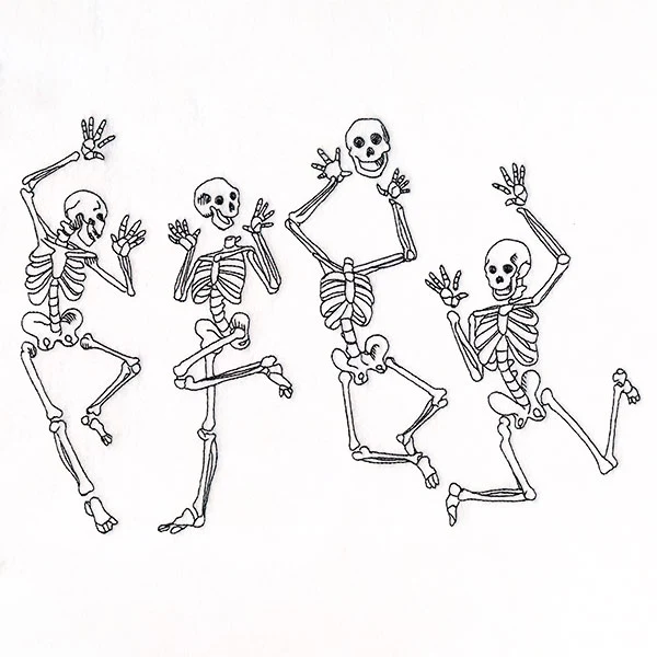 Dancing Skeletons Border - Image 5
