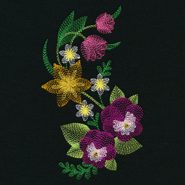 Darling Daffodil & African Violets Spray - Image 3