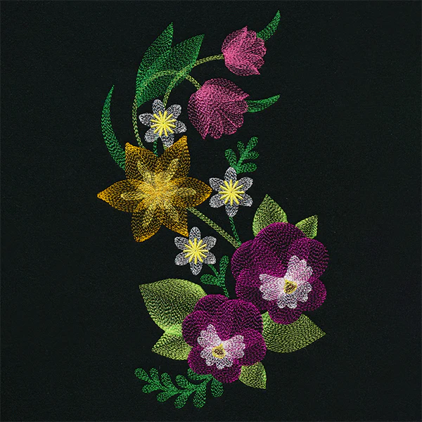 Darling Daffodil & African Violets Spray - Image 5