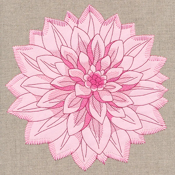 Darling Dahlia (Heirloom Applique)