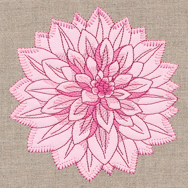 Darling Dahlia (Heirloom Applique) - Image 4