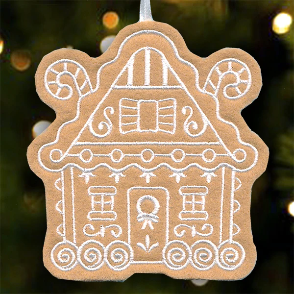 Darling Gingerbread House (In-the-Hoop) - Image 4