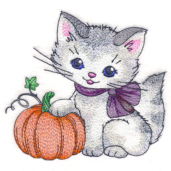Darling Kitty with Pumpkin - Image 3