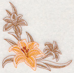 Daylily Corner (Toile) - Image 3