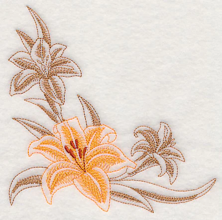 Daylily Corner (Toile) - Image 4