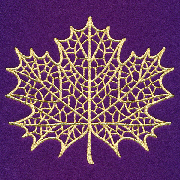 Dazzling Maple Leaf (Goldwork) - Image 2