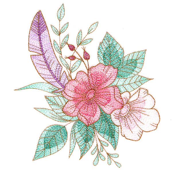 Dazzling Wild Rose Bouquet - Image 3