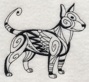 Debonair Dog (Blackwork) - Image 3