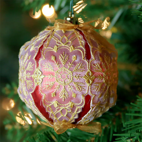 Decadent Christmas Dreams Ornament Cover (Organza) - Image 4