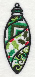 Deck the Halls Ornament (Blackwork) - Image 5