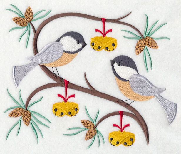 Deck the Halls with Christmas Chickadees - Image 4