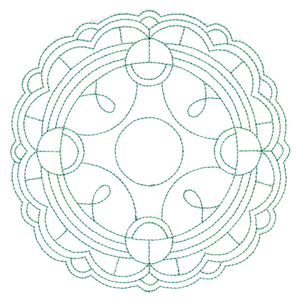 Decorative Quilting Backdrop Circle 1 (Double Run) - Image 4