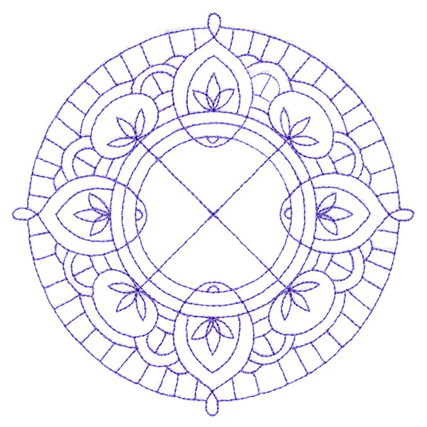 Decorative Quilting Backdrop Circle 2 (Double Run) - Image 4