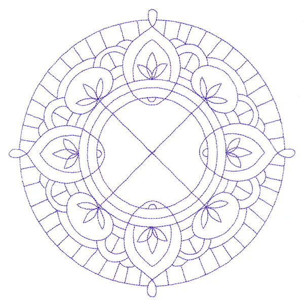 Decorative Quilting Backdrop Circle 2 (Double Run) - Image 6