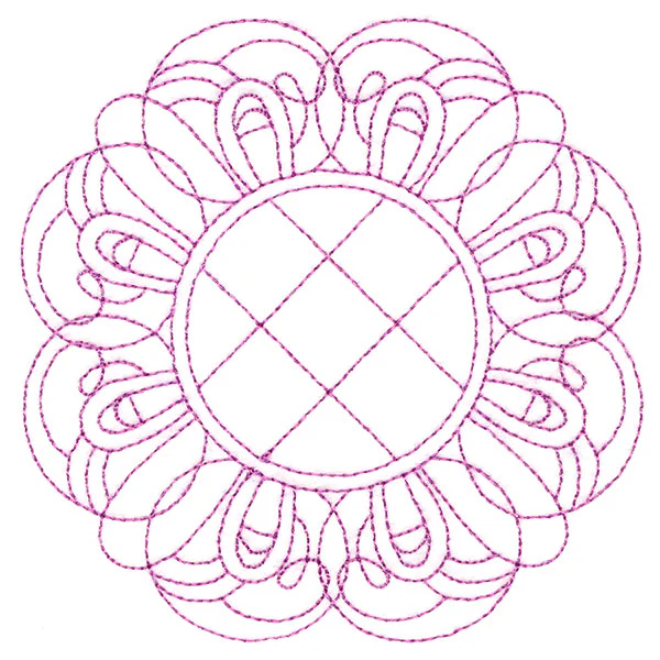 Decorative Quilting Backdrop Circle 3 (Double Run) - Image 5