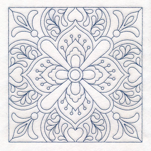 Decorative Relief Quilting Square (Double Run) - Image 2