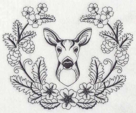 Deer Doe and Woodsy Laurel - Image 2