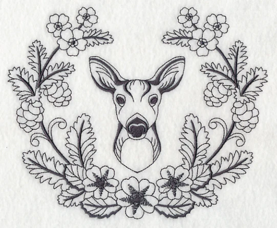 Deer Doe and Woodsy Laurel - Image 3