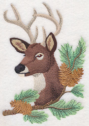 Deer in Pine - Image 3