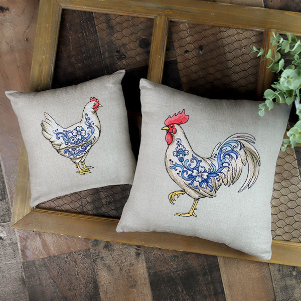 Delft Blue Country Hen - Image 2