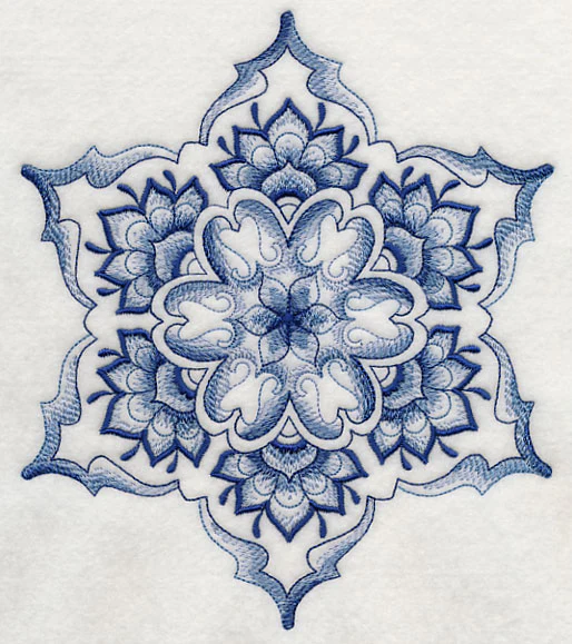 Delft Blue Snowflake 2 - Image 5