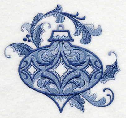 Delft Blue Starry Ornament - Image 3
