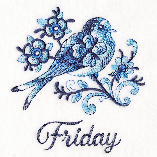Delft Blue Swallow on Friday - Image 3