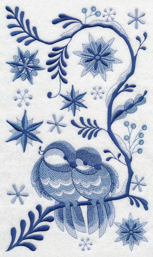 Delft Chickadees in Winter - Image 5