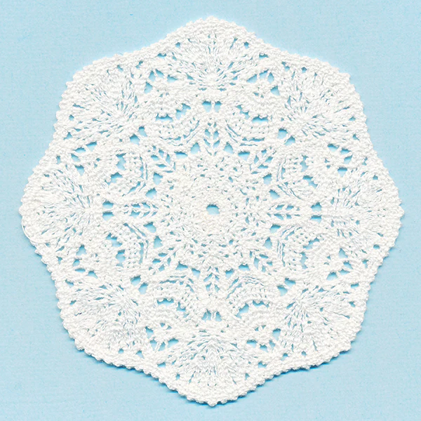 Delicate Autumn Doily (Battenburg) - Image 5