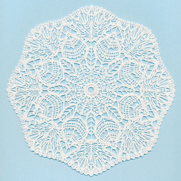 Delicate Autumn Doily (Battenburg) - Image 6