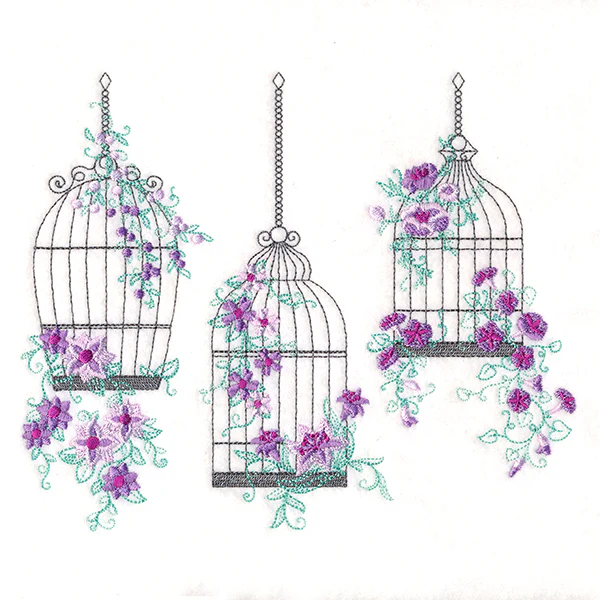 Delicate Birdcage Trio - Image 4