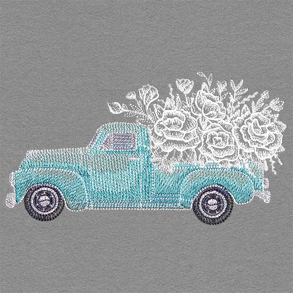 Delicate Blooms Retro Truck - Image 4