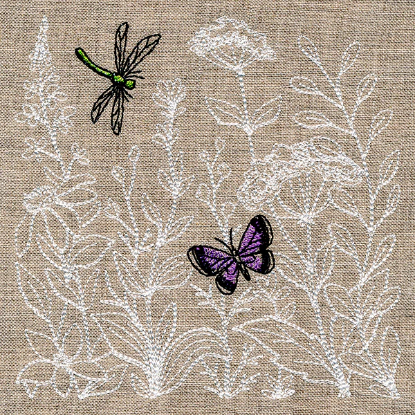 Delicate Botanical Gems Square - Image 4