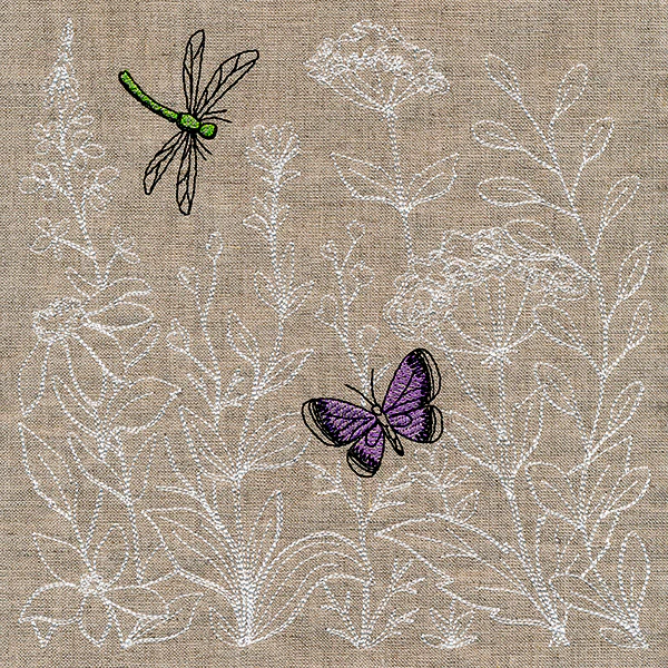Delicate Botanical Gems Square - Image 5