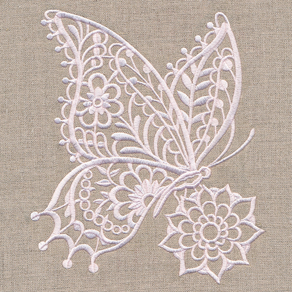 Delicate Butterfly on Bloom - Image 2