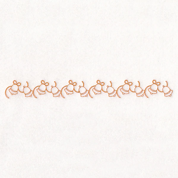 Delicate Christmas Border - Bells - Image 5