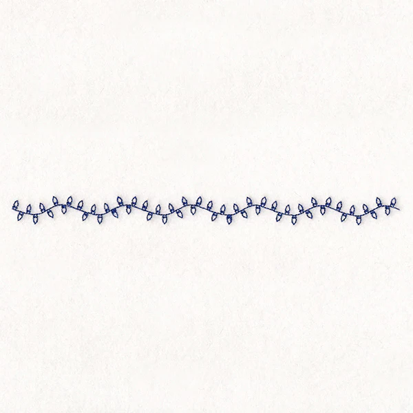 Delicate Christmas Border - Lights - Image 3