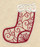 Delicate Christmas Stocking - Image 2